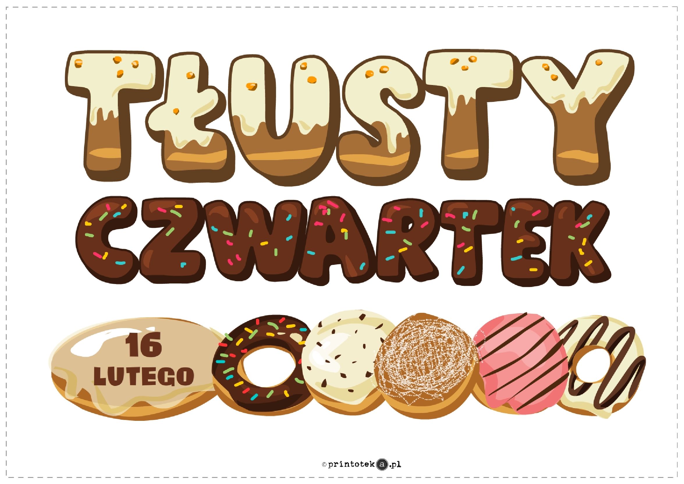 Tłusty Czwartek w stylu retro