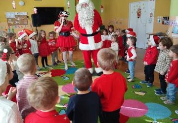 Wizyta Świętego Mikołaja w naszym przedszkolu