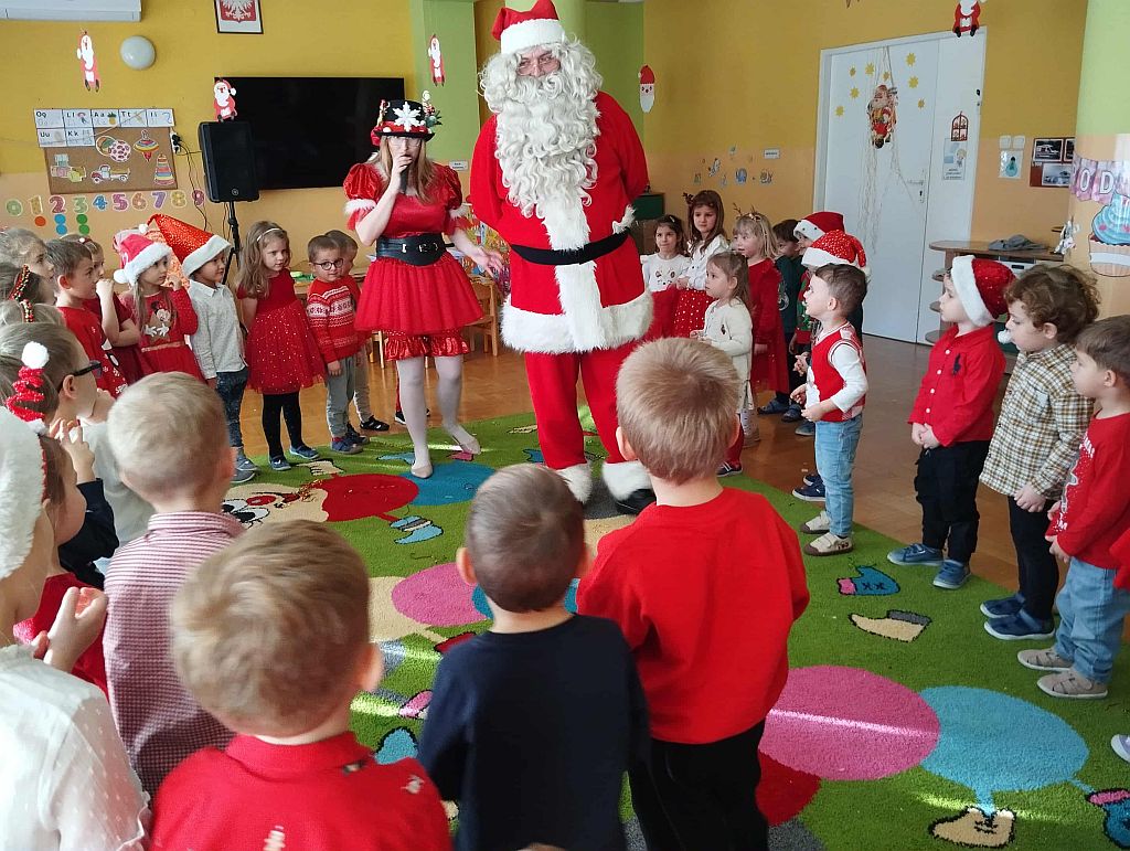 Wizyta Świętego Mikołaja w naszym przedszkolu